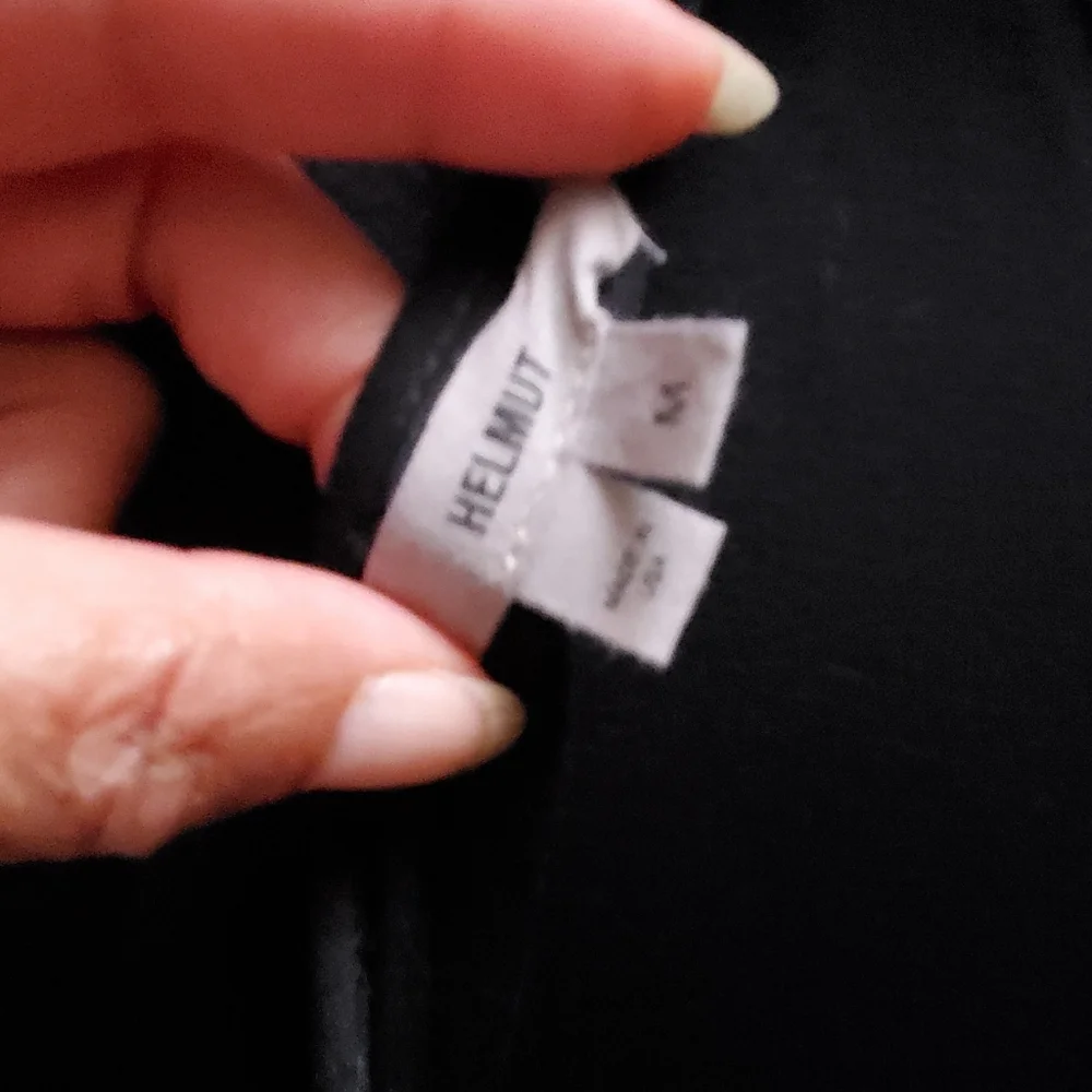 Helmut Lang Kinetic Long Sleeve Bodycon Dress - Iconic Back Strap Dress - Picture 4 of 6